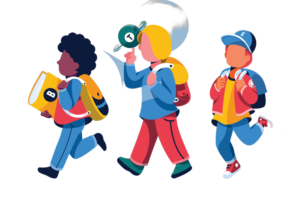 School life management illustration